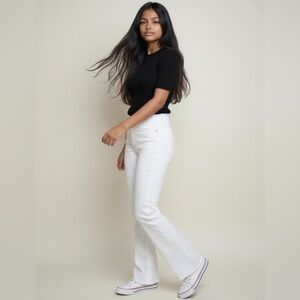 SIWY white Emmylou Jeans 29. High Waist Ankle Flare. NWT.